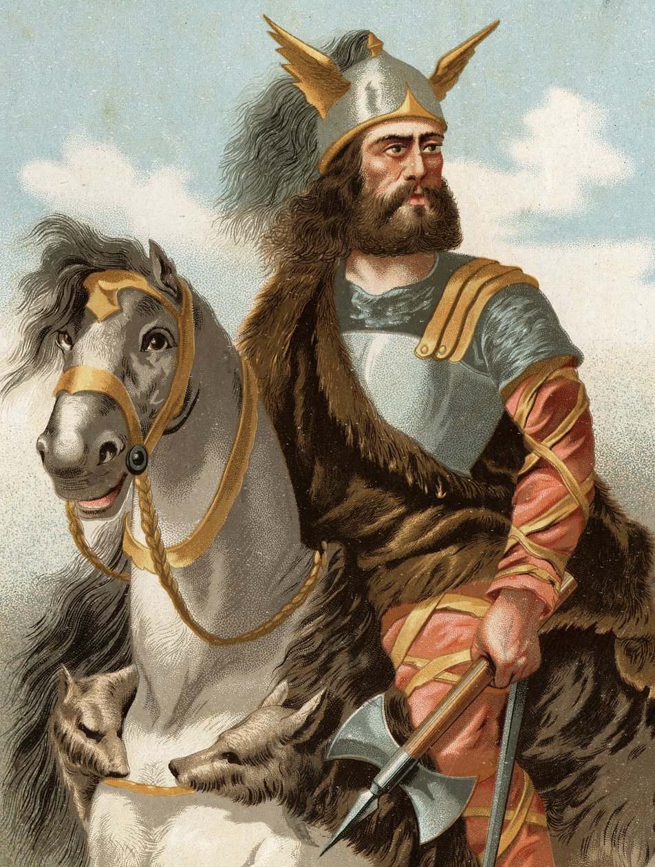 Portræt af Viriathe. på latin Viriatus, eller Viriathus Lusitanian Chief (keltiske mennesker) (139 f.Kr.) efter berømte mænd og kvinder. Barcelona 1877. af Unknown artist