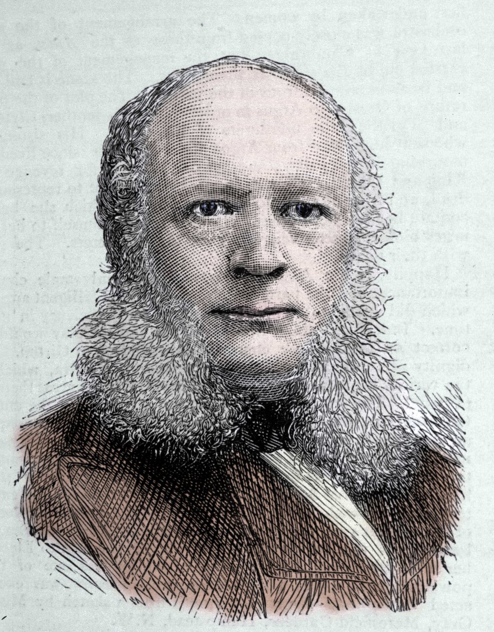 Portræt af Werner von Siemens (1816-1892), tysk ingeniør og industrimand. af Unknown artist