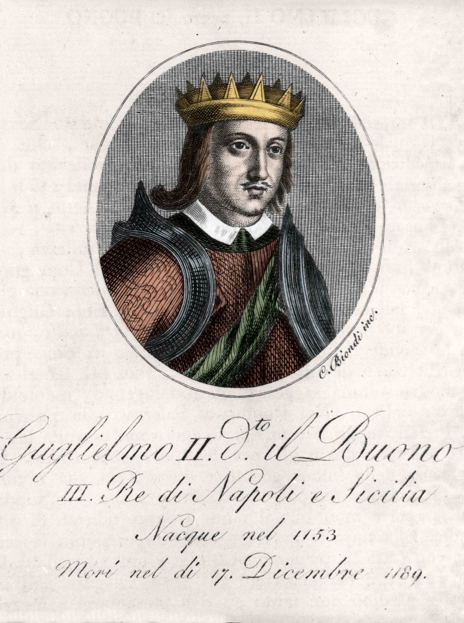Portræt af William II den Gode (William den Gode af Unknown artist