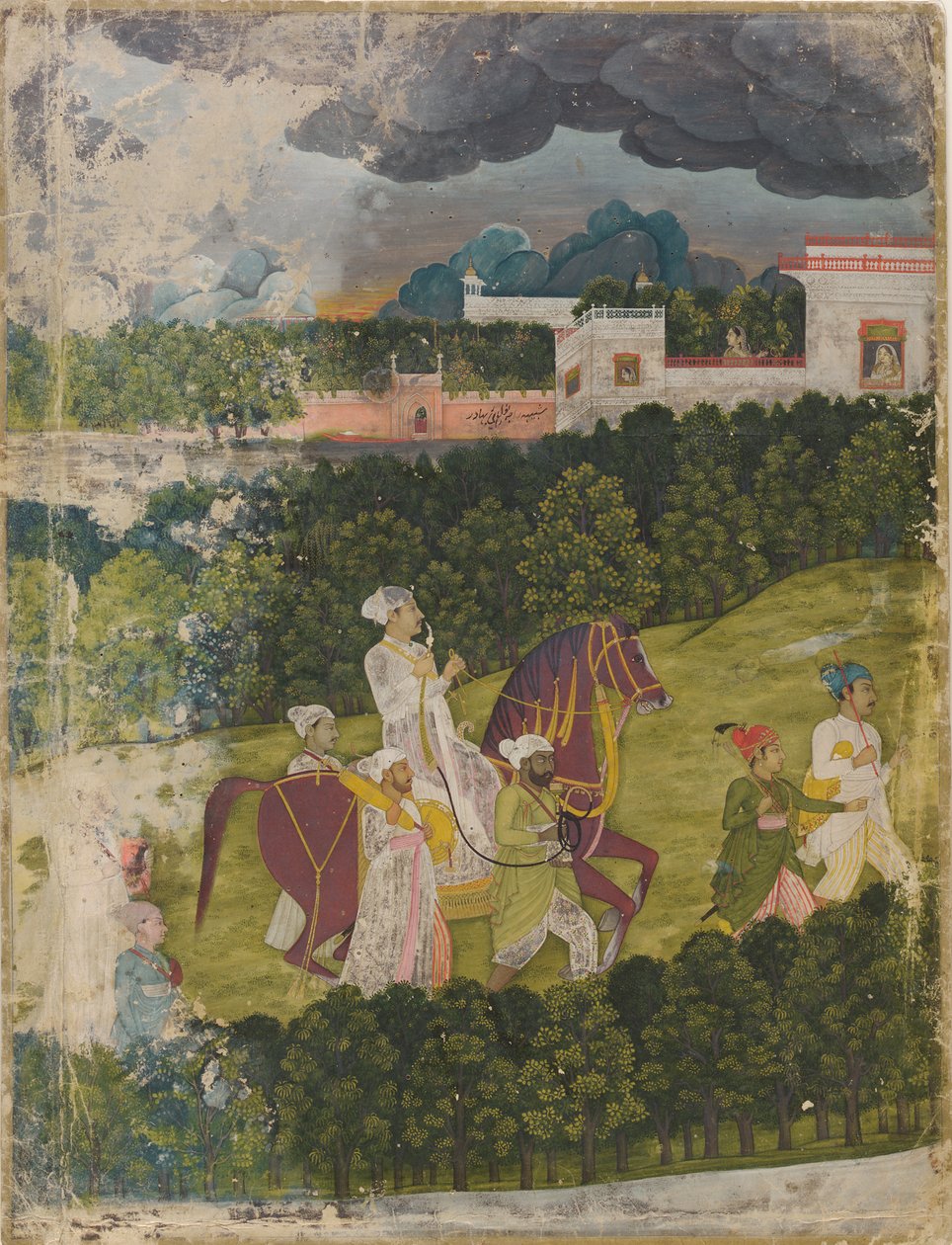 Portræt af en nawab af Unknown artist