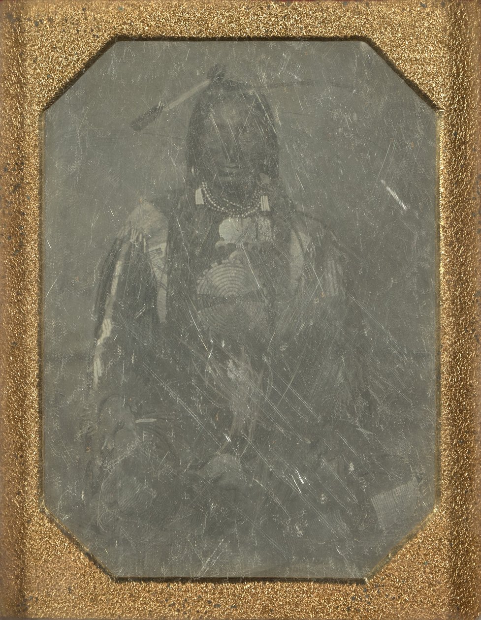 [Portræt af en amerikansk indianer] af Unknown artist