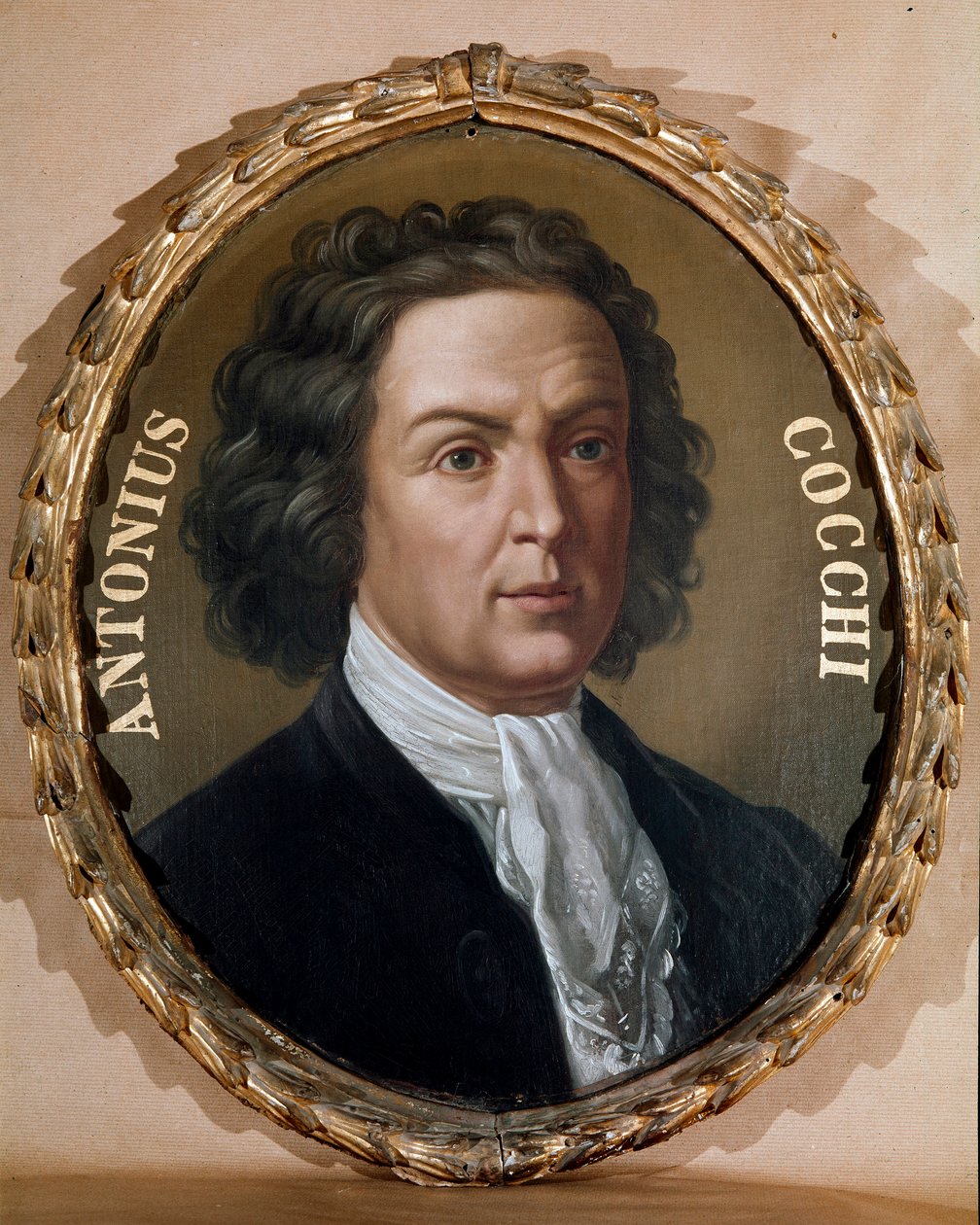 Portræt af den italienske læge og forfatter Antonio Cocchi (1695-1758) Anonymt maleri. Firenze fra det 18. århundrede, Universita degli Studi af Unknown artist