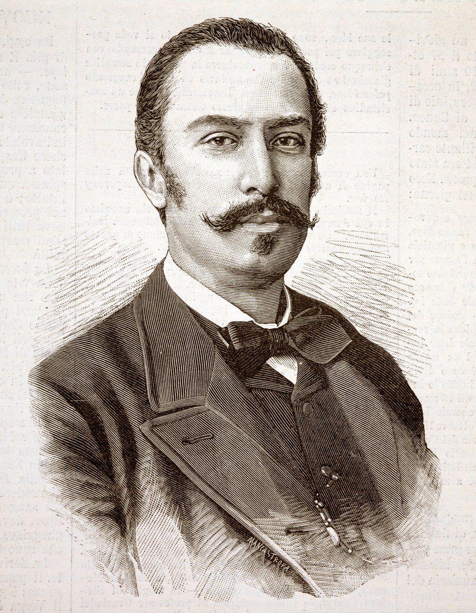 Portræt af den italienske politiker Giovanni Giolitti (1842-1928). af Unknown artist