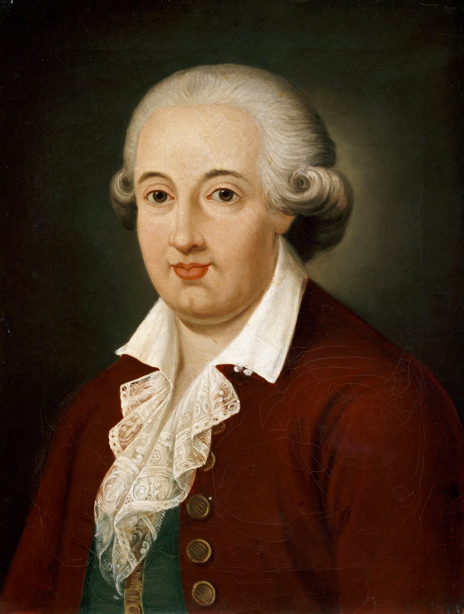 Portræt af komponisten Domenico Cimarosa af Unknown artist