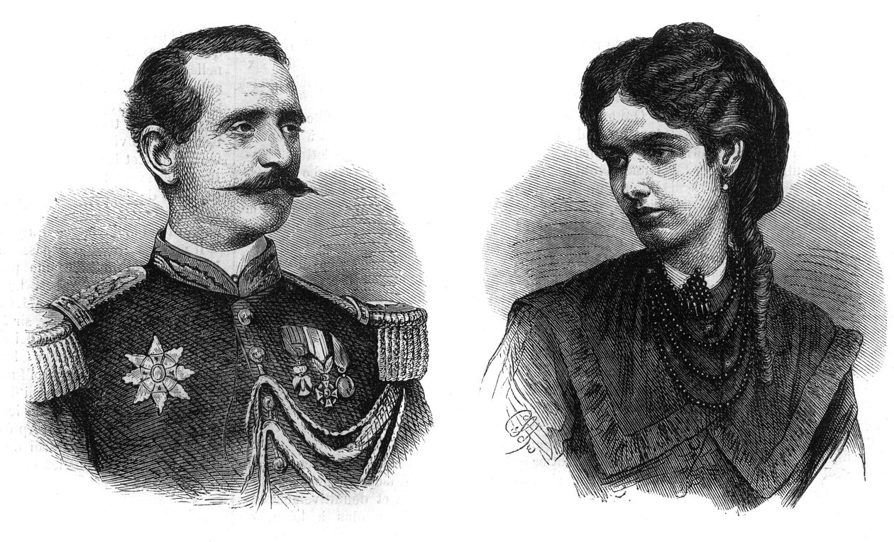 Portrætter af Prins Felix Salm-Salm (Salm Salm af Unknown artist