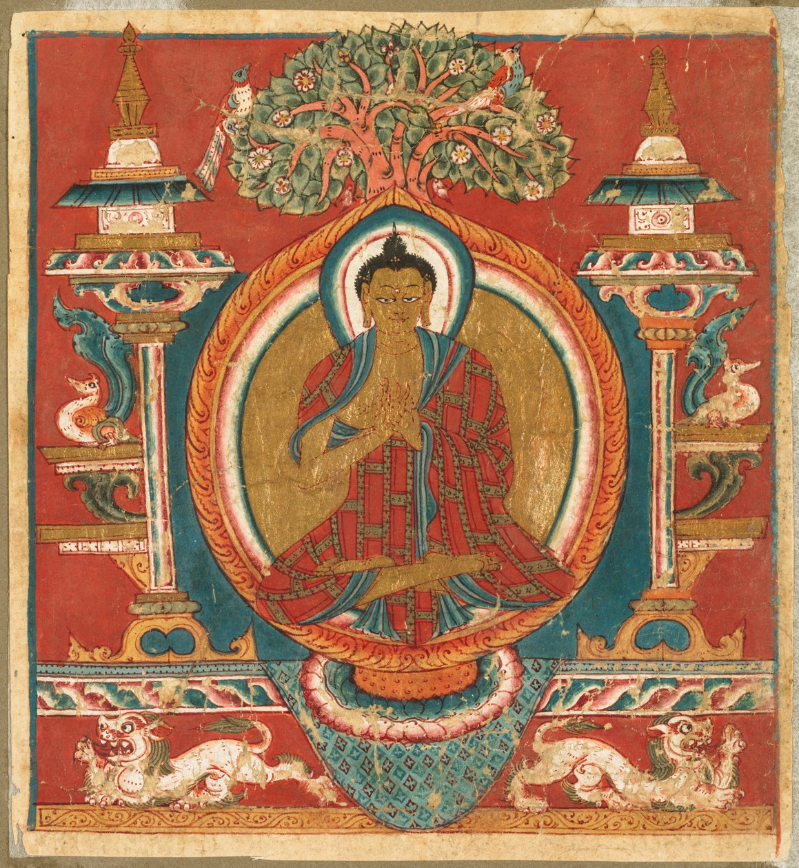 Prædiker Sakyamuni af Unknown artist
