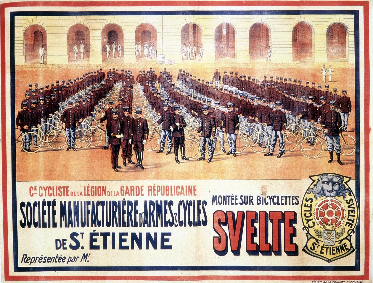 Præsentation af cykelselskabet i Legion of the Republican Guard: Société manufacturière d
