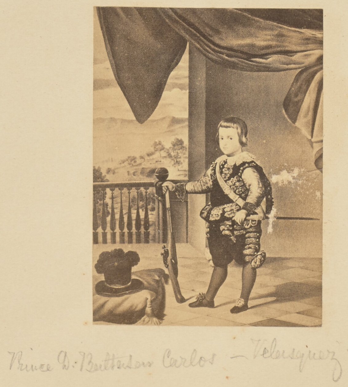 Prins D. Baltasar Carlos - Velasquez af Unknown artist