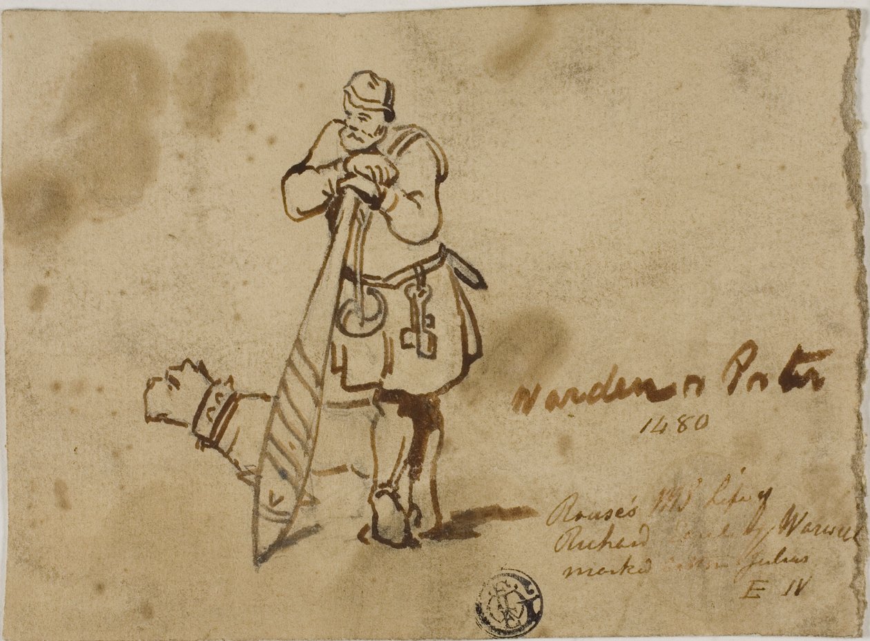 Fængselsbetjent af Unknown artist