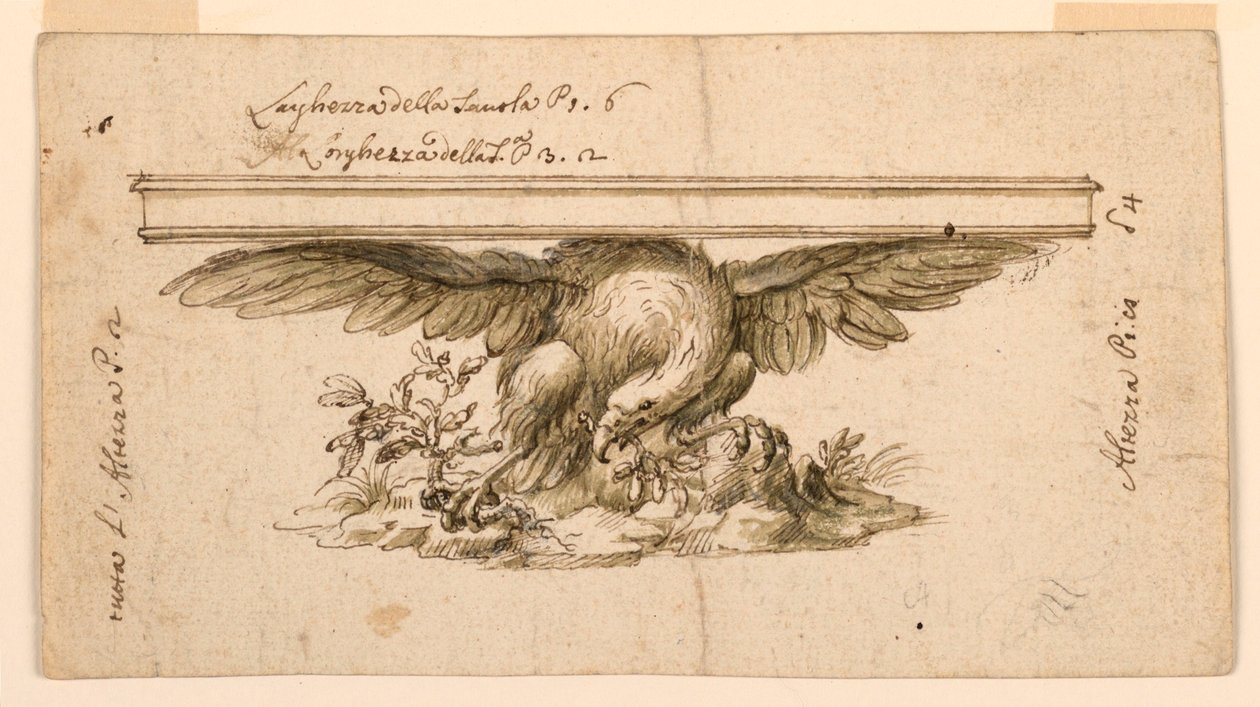 Projekt til et bord af Unknown artist