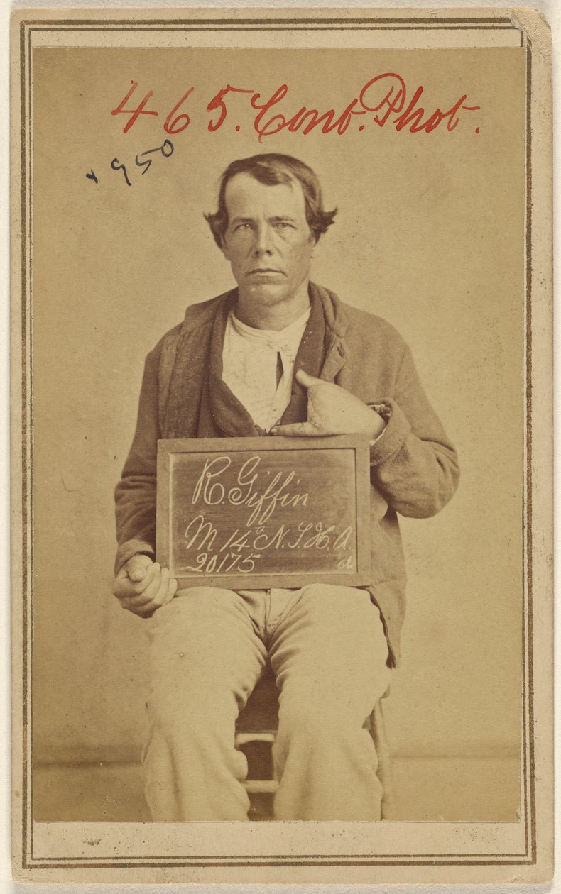 [R. Giffin, M 14th N.T.H.A. 20175 D., offer for borgerkrigen]. af Unknown artist