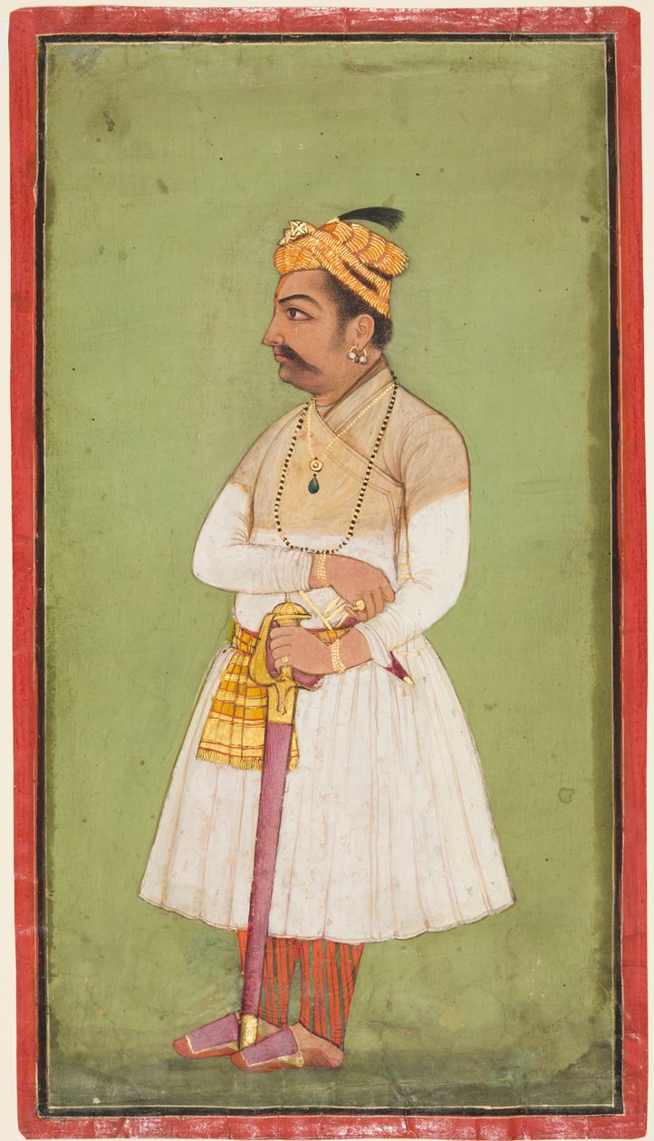 Raja Hari Sen af ​​Mandi (r. 1604-1623-37) af Unknown artist