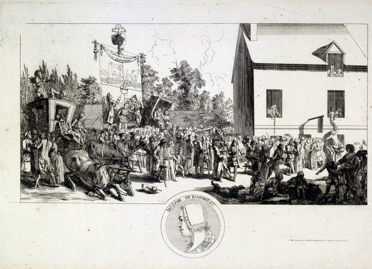 Ramponaux tavern Denne populære kabaret blev grundlagt af Jean Ramponaux (Ramponneau eller Ramponeau af Unknown artist