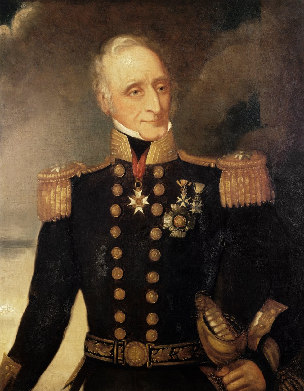 Kontreadmiral Sir Thomas Baker (1771-1845) af Unknown artist