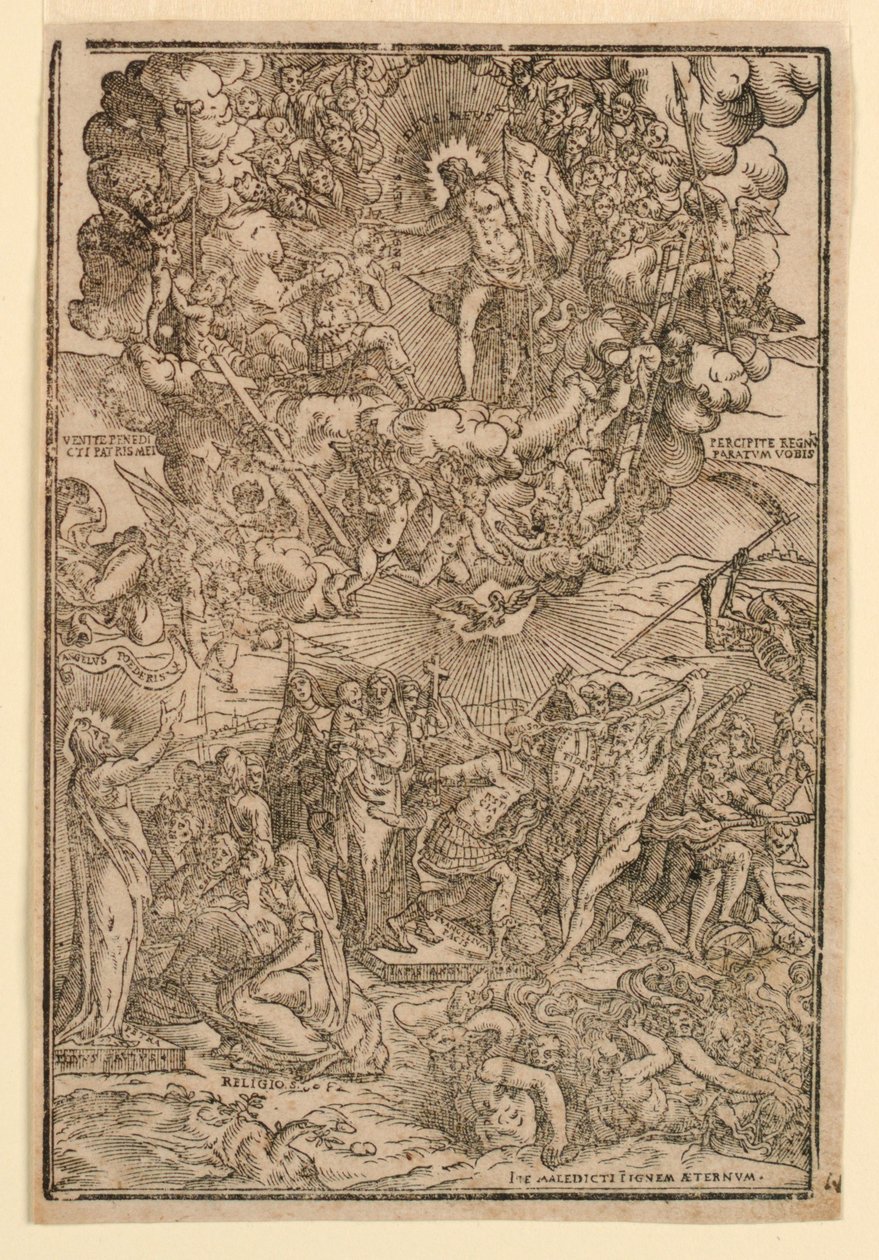 Religiøs allegori af Unknown artist