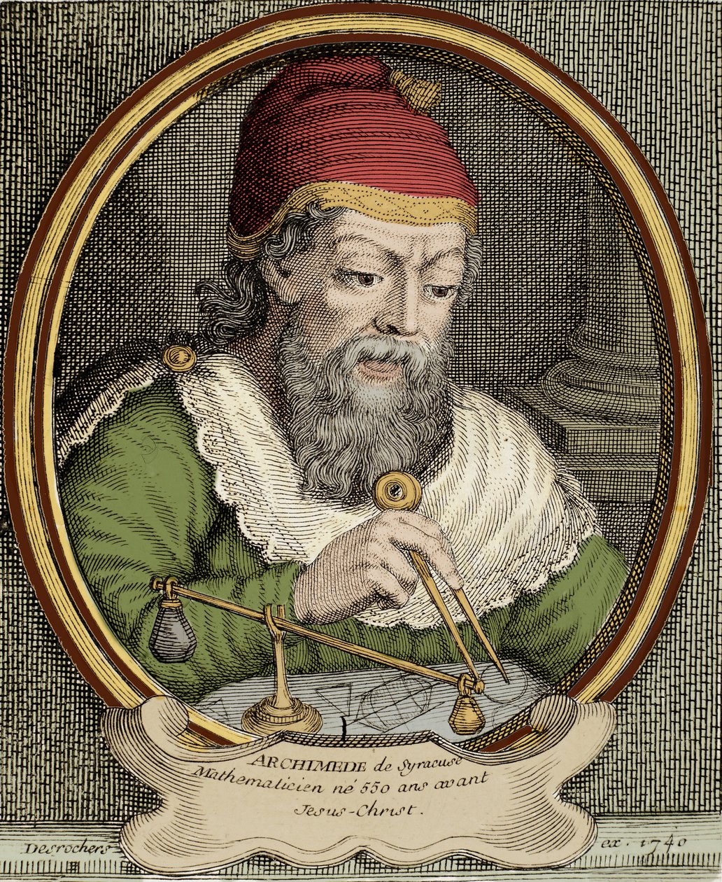 Repræsentation af Archimede af Syracuse af Unknown artist