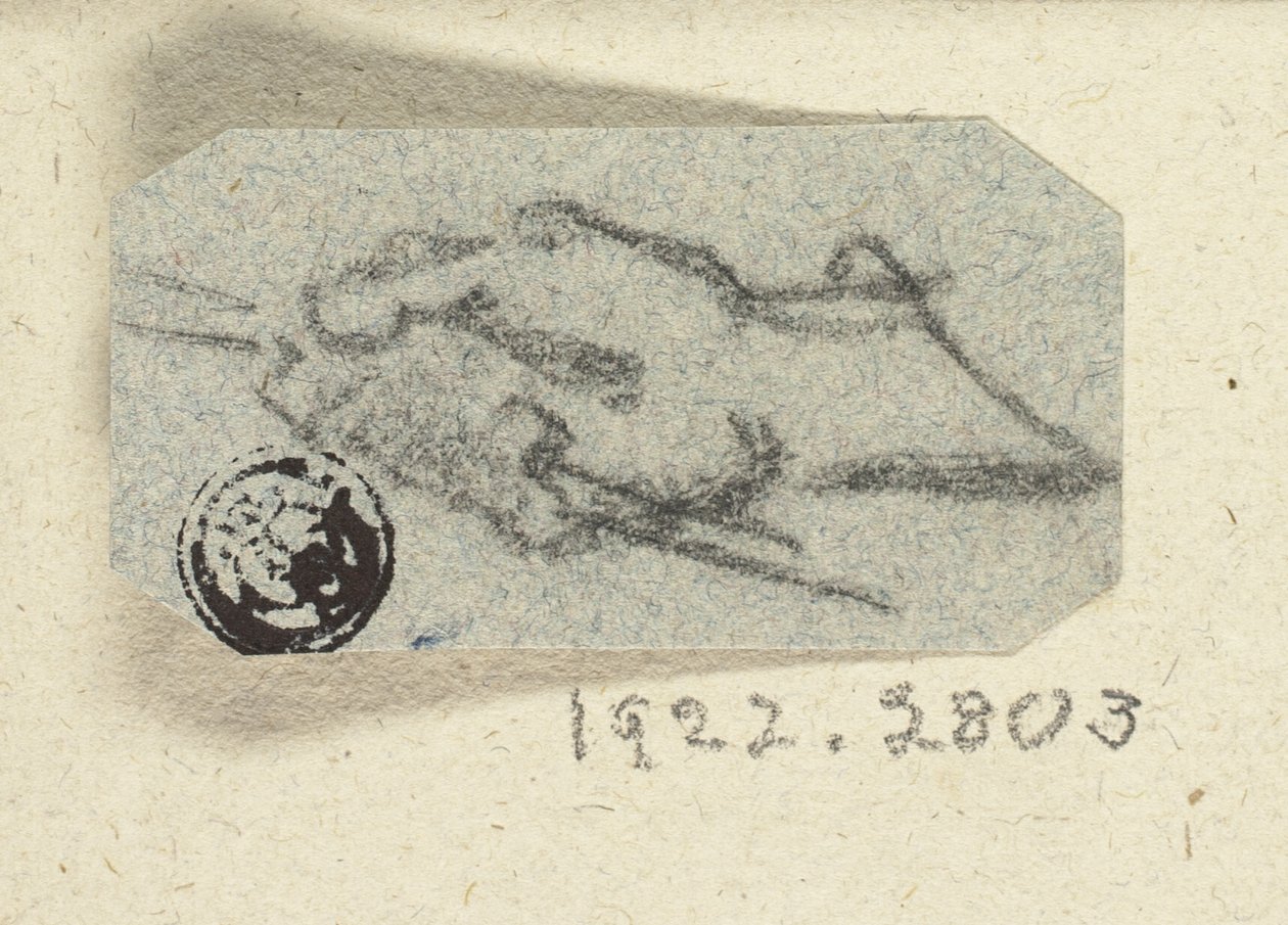 Højre hånd knuger objekt af Unknown artist