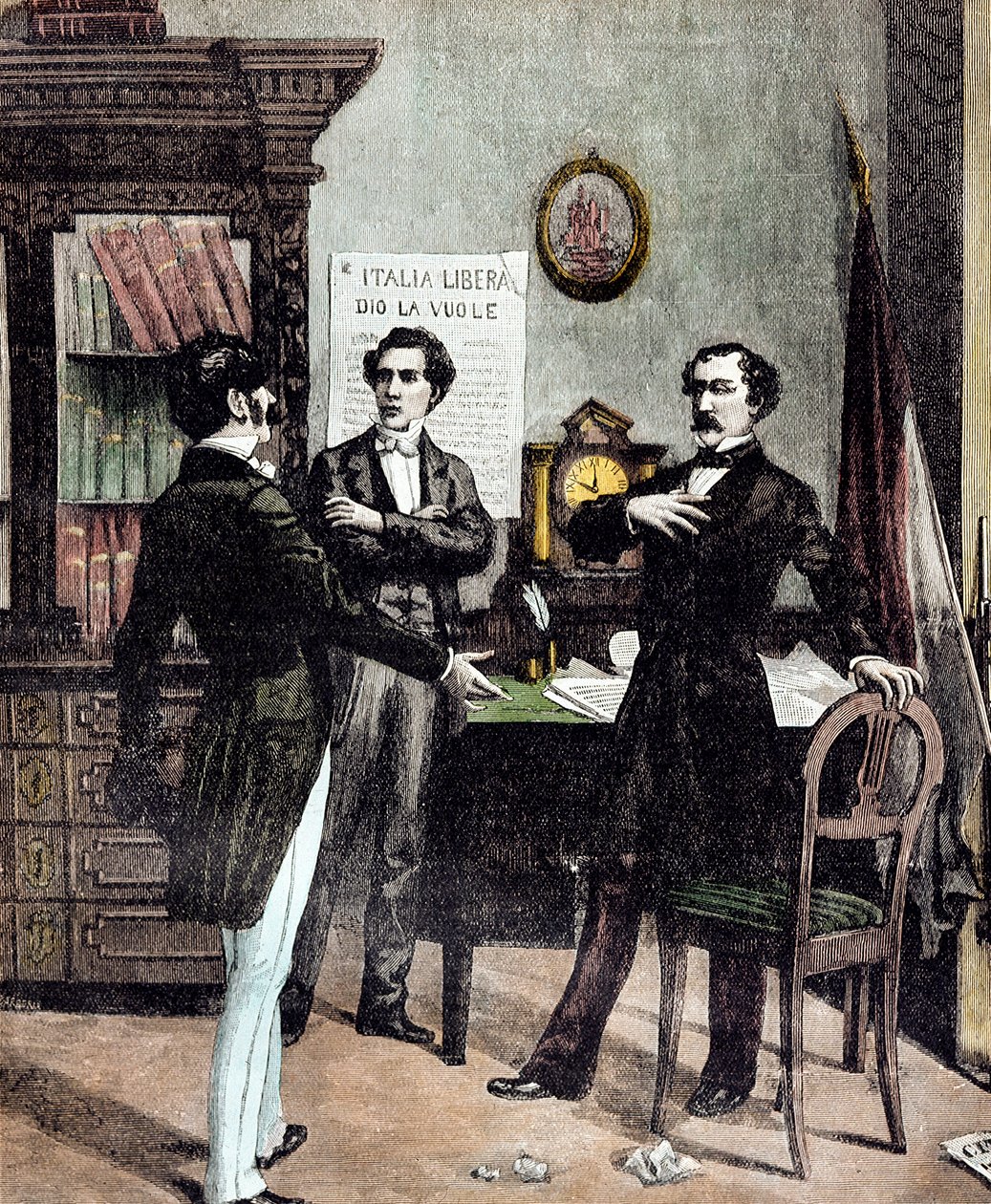 Risorgimento: De fem dage i Milano (Cinque giornate di Milano) (18.-22. marts 1848): dette er en af de første episoder af revolutionerne i 1848 (en del af den første italienske uafhængighedskrig), der oplevede milanesernes fremgang befolkningsoprør mod af Unknown artist
