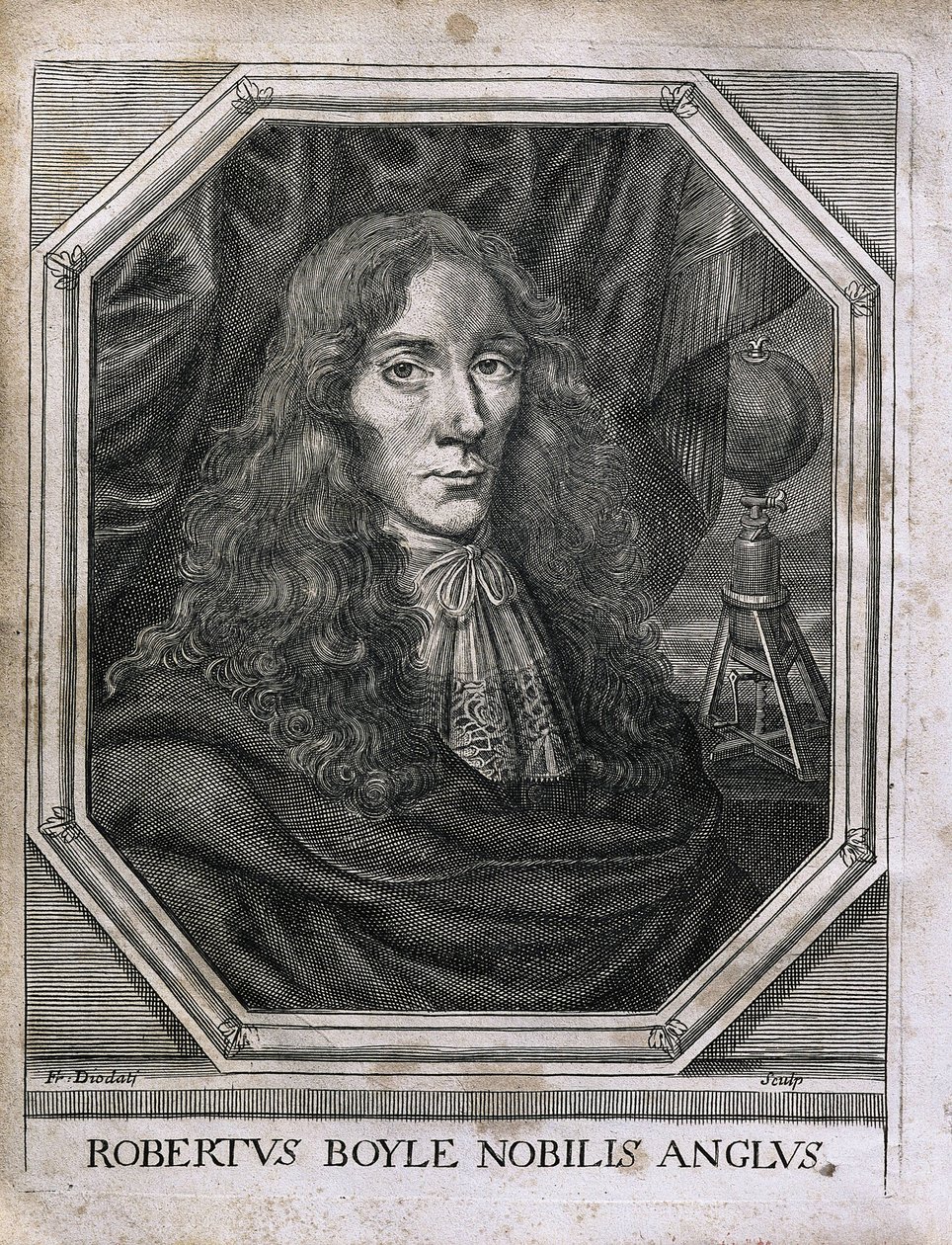 Robert Boyle af Unknown artist