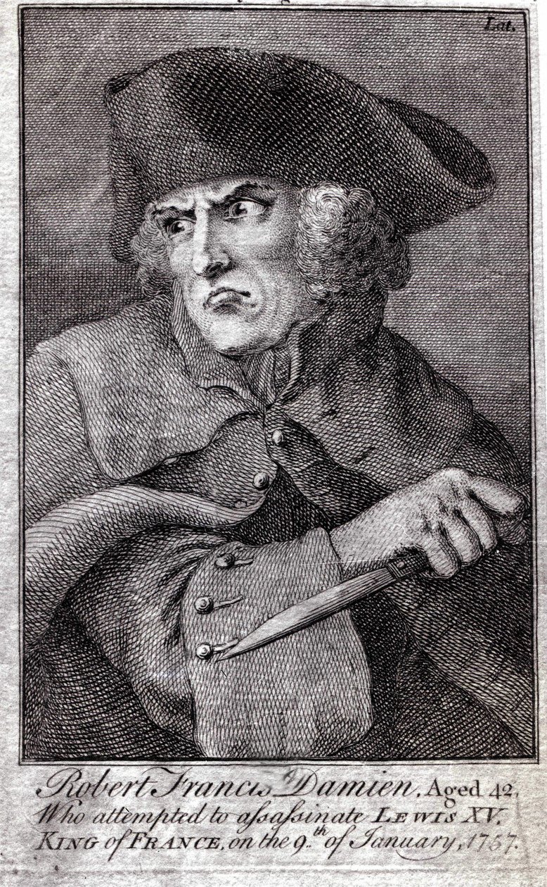 Robert Francois Damiens (Robert Francois Damier af Unknown artist