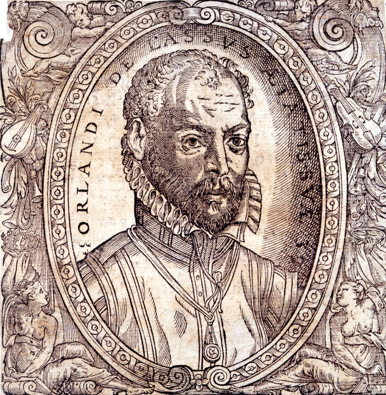 Roland de Lassus. (Orlando di Lasso) 1532-1594 fransk-flamsk komponist af Unknown artist