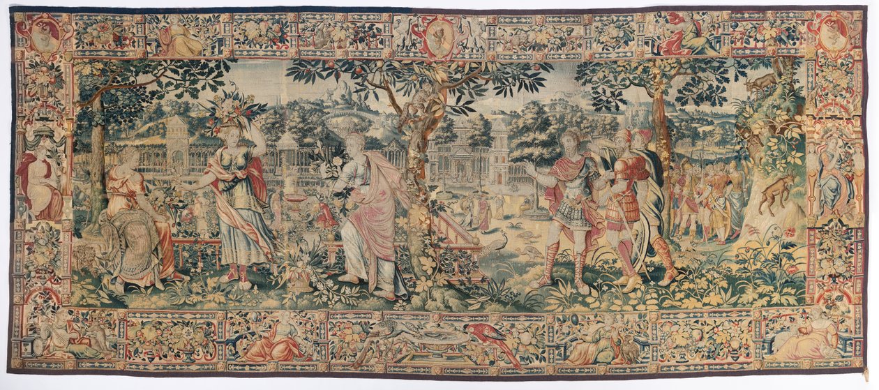 Romerne beundrer de sabinske kvinder af Unknown artist