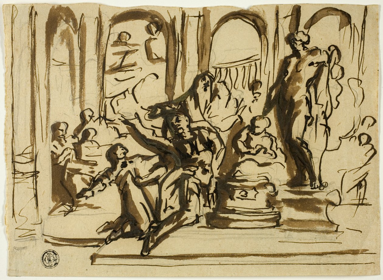 Offerscene af Unknown artist