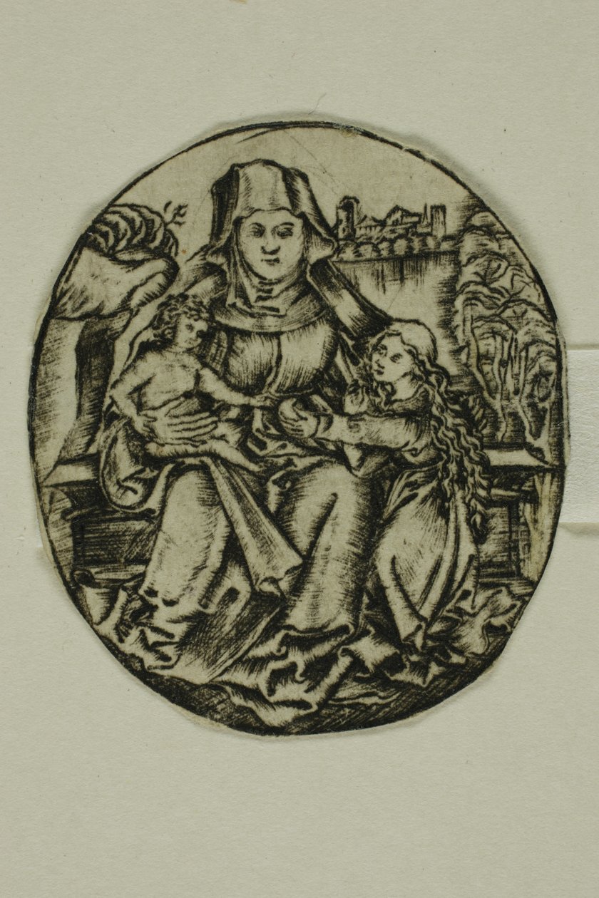 Sankt Anne, Jomfruen og Barnet af Unknown artist