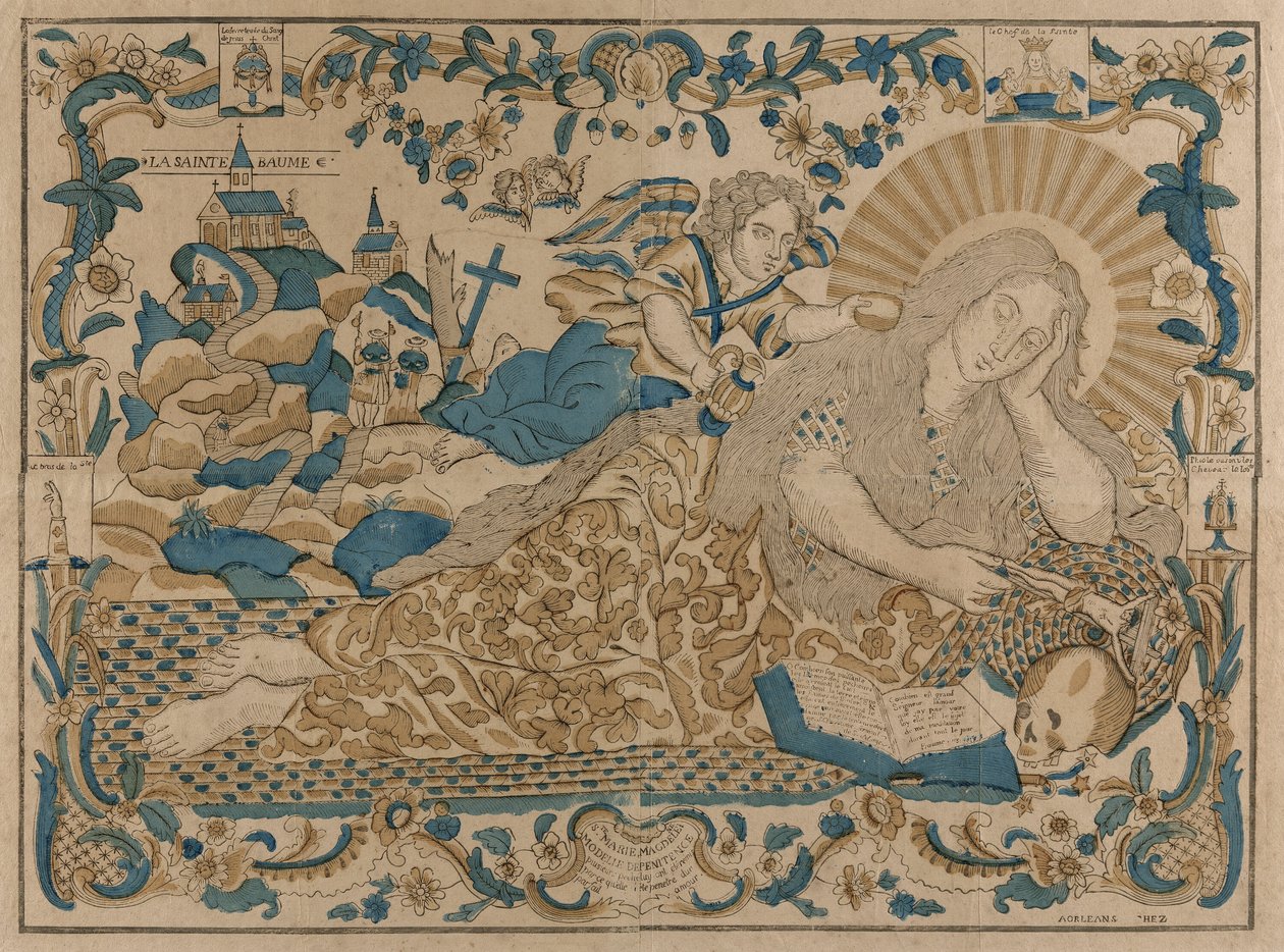 Sankt Maria Magdalene, forbillede for bodfærdighed af Unknown artist
