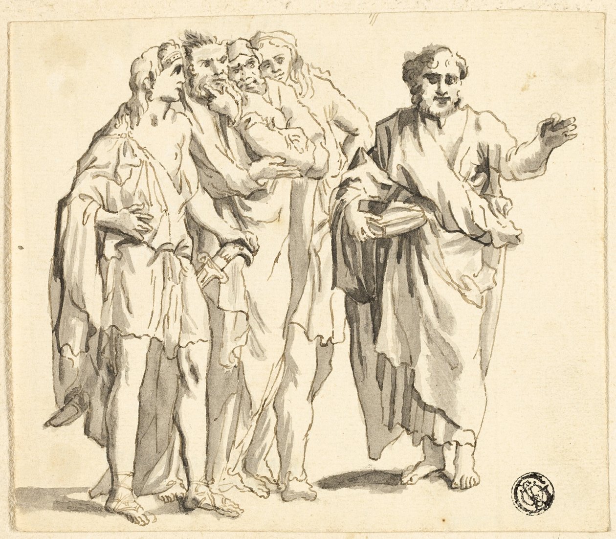 Sankt Paulus prædiker af Unknown artist