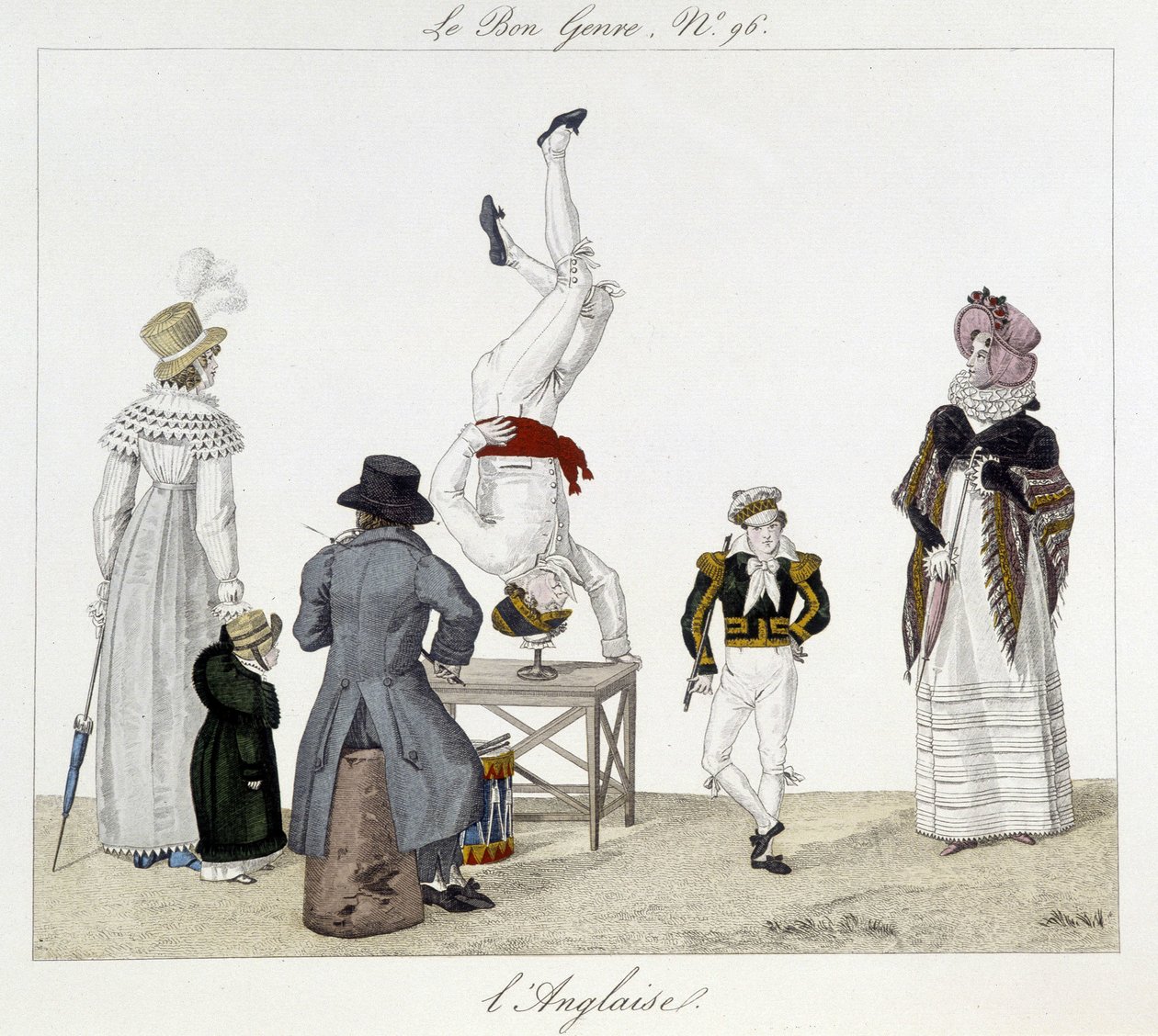 Saltimbanks: balancere - i "" Den gode genre"", deb. 19. århundrede af Unknown artist
