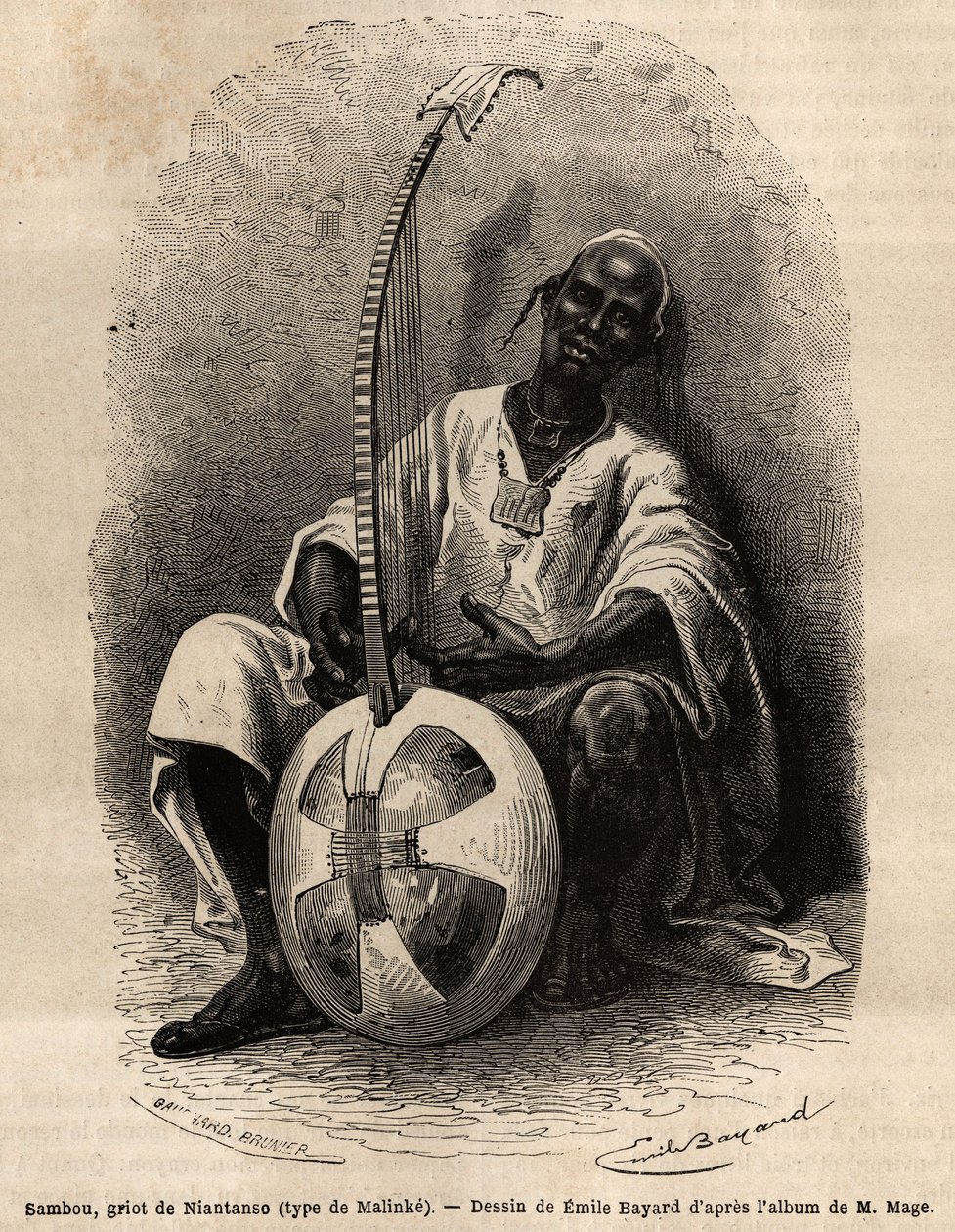 Sambou, griot fra Niantanso (Mali) (Malinke-type: vestafrikansk sprog (Guinee, Senegal, Mali og Côte d