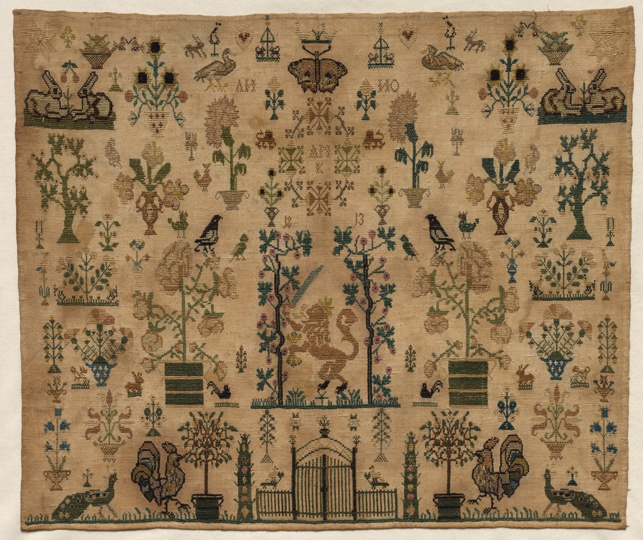 Sampler-fragment af Unknown artist