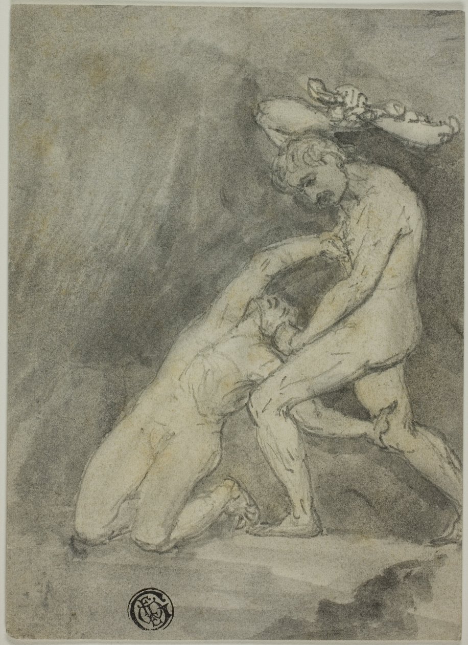 Samson dræber en filister af Unknown artist