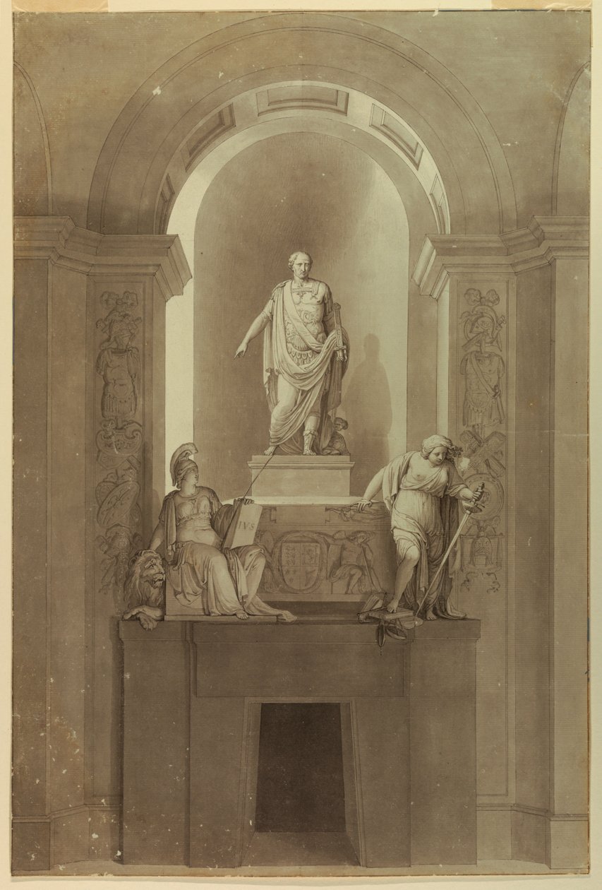 Gravmonumentet for Jakob III (1688-1766) af Unknown artist