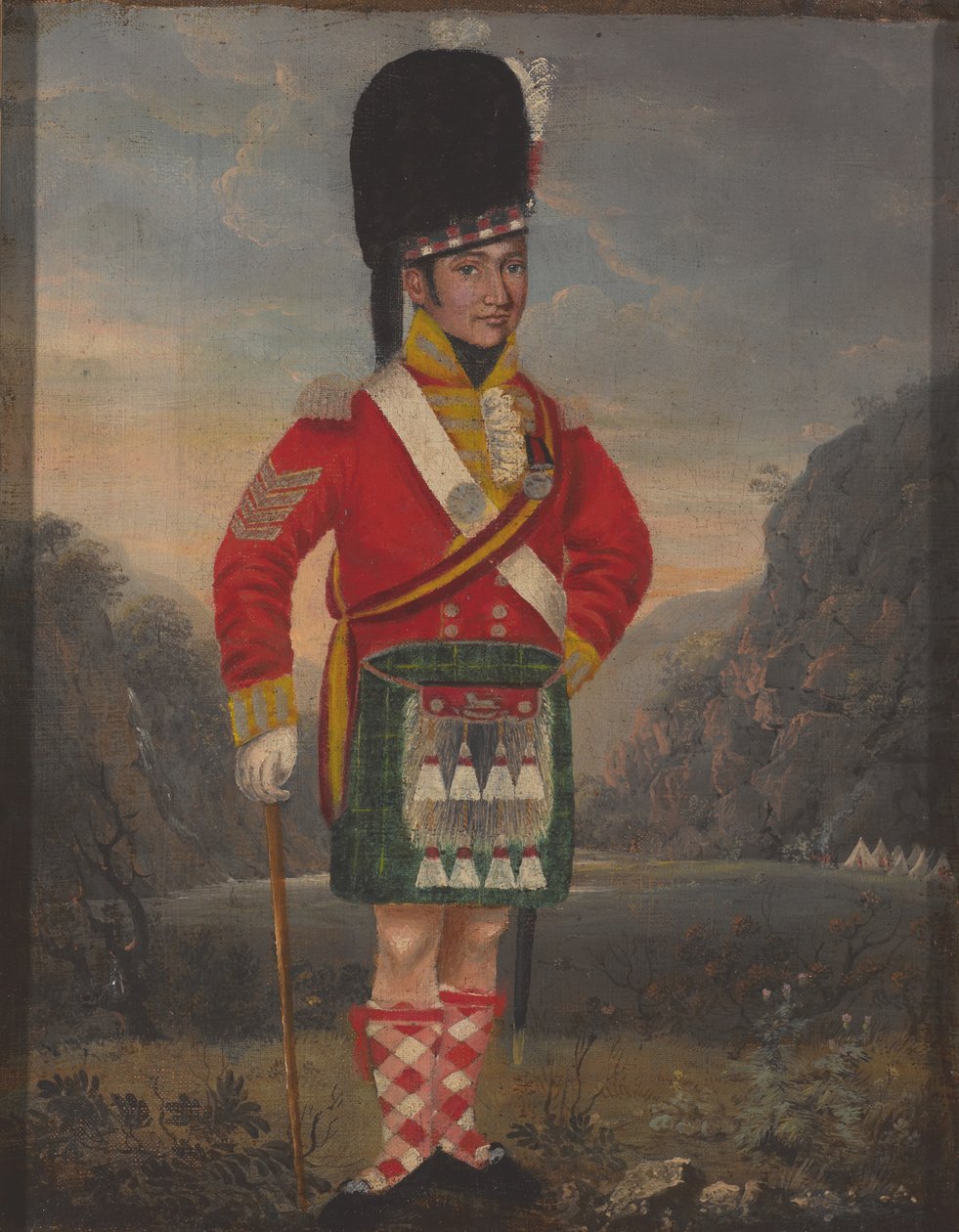 Sergeant, 92nd Highlanders, 1816 circadani af Unknown artist