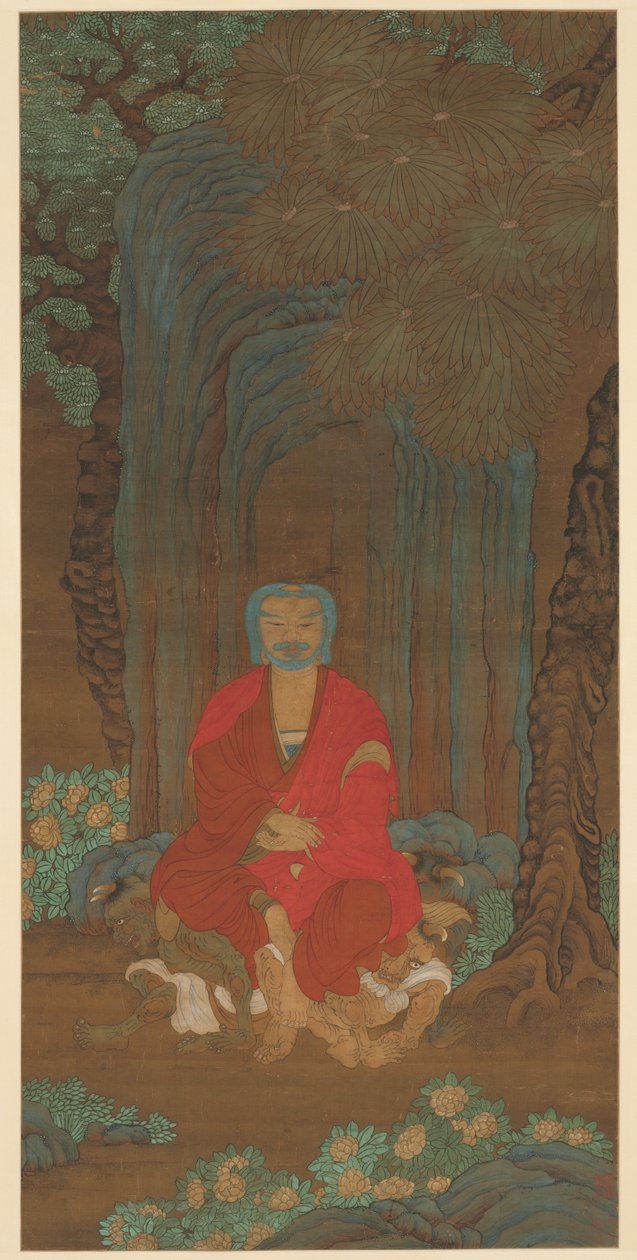 Shakyamuni under Bodhi-træet af Unknown artist