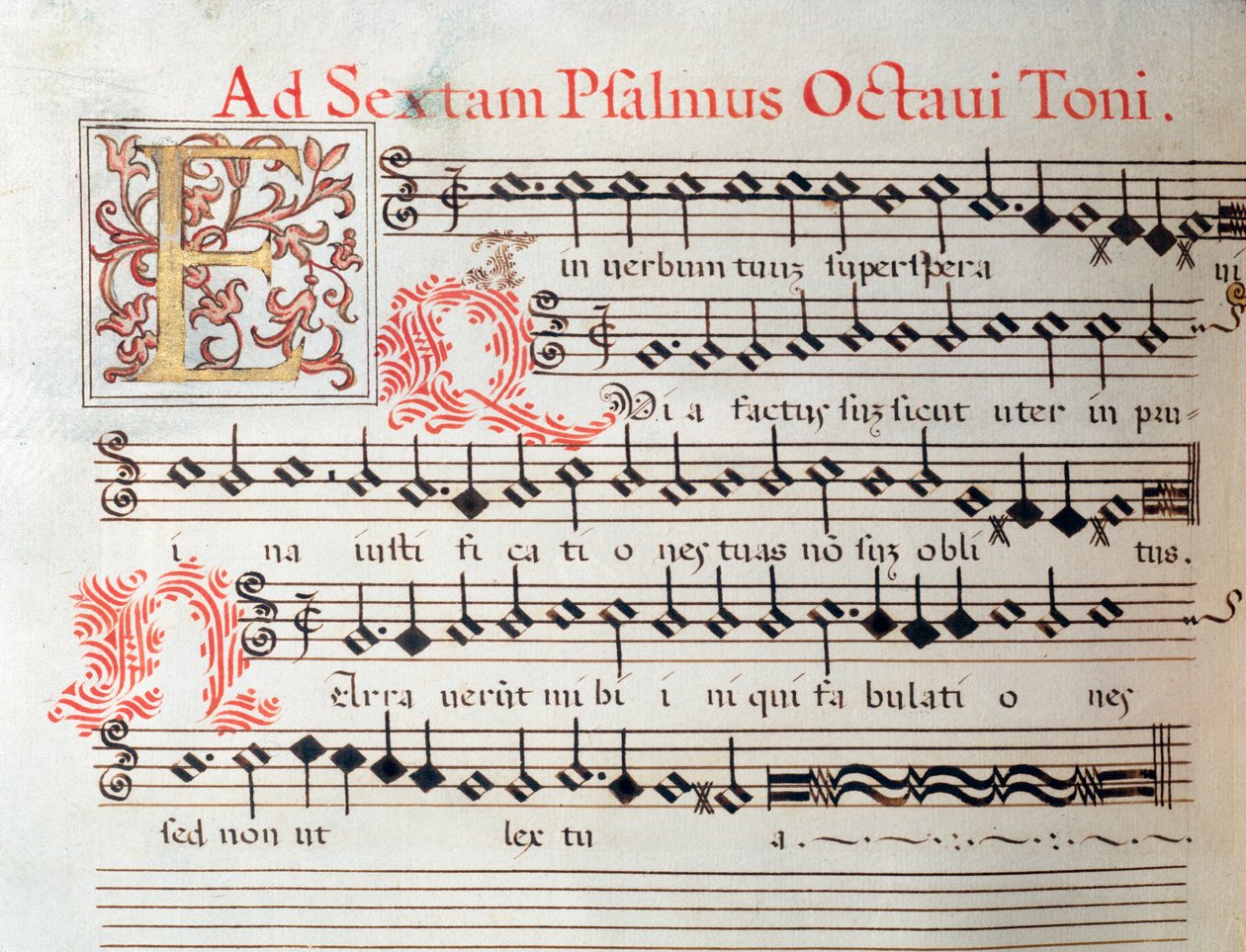 Nodeblad af et helligt værk af Giovanni Giacomo Gastoldi af Unknown artist