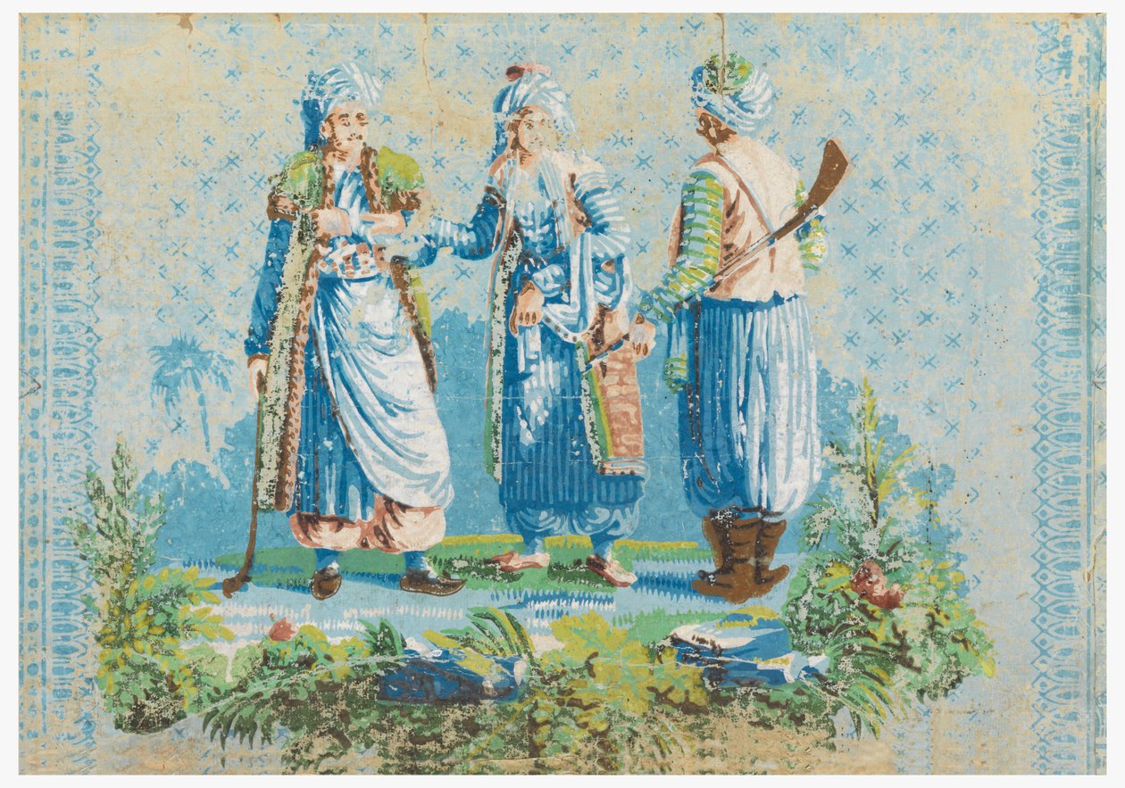 Sidevæg - fragment af Unknown artist