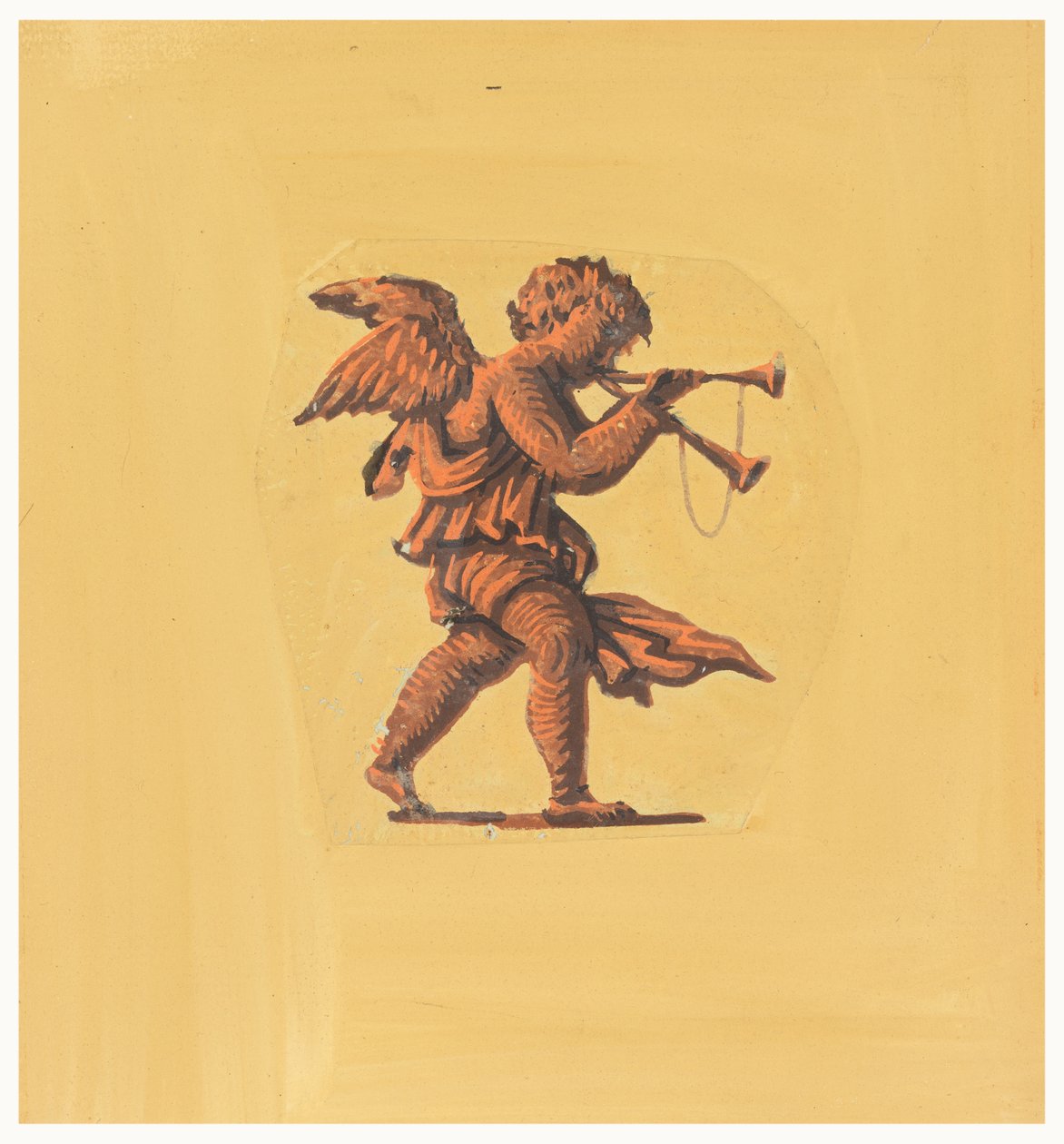 Sidevæg - fragment af Unknown artist