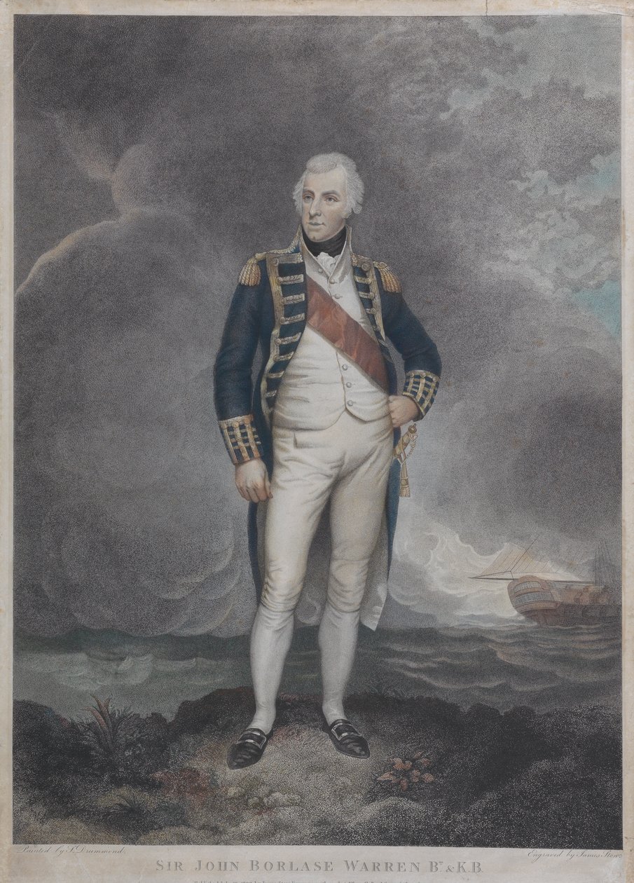 Sir John Borlase Warren (1753-1822) af Unknown artist