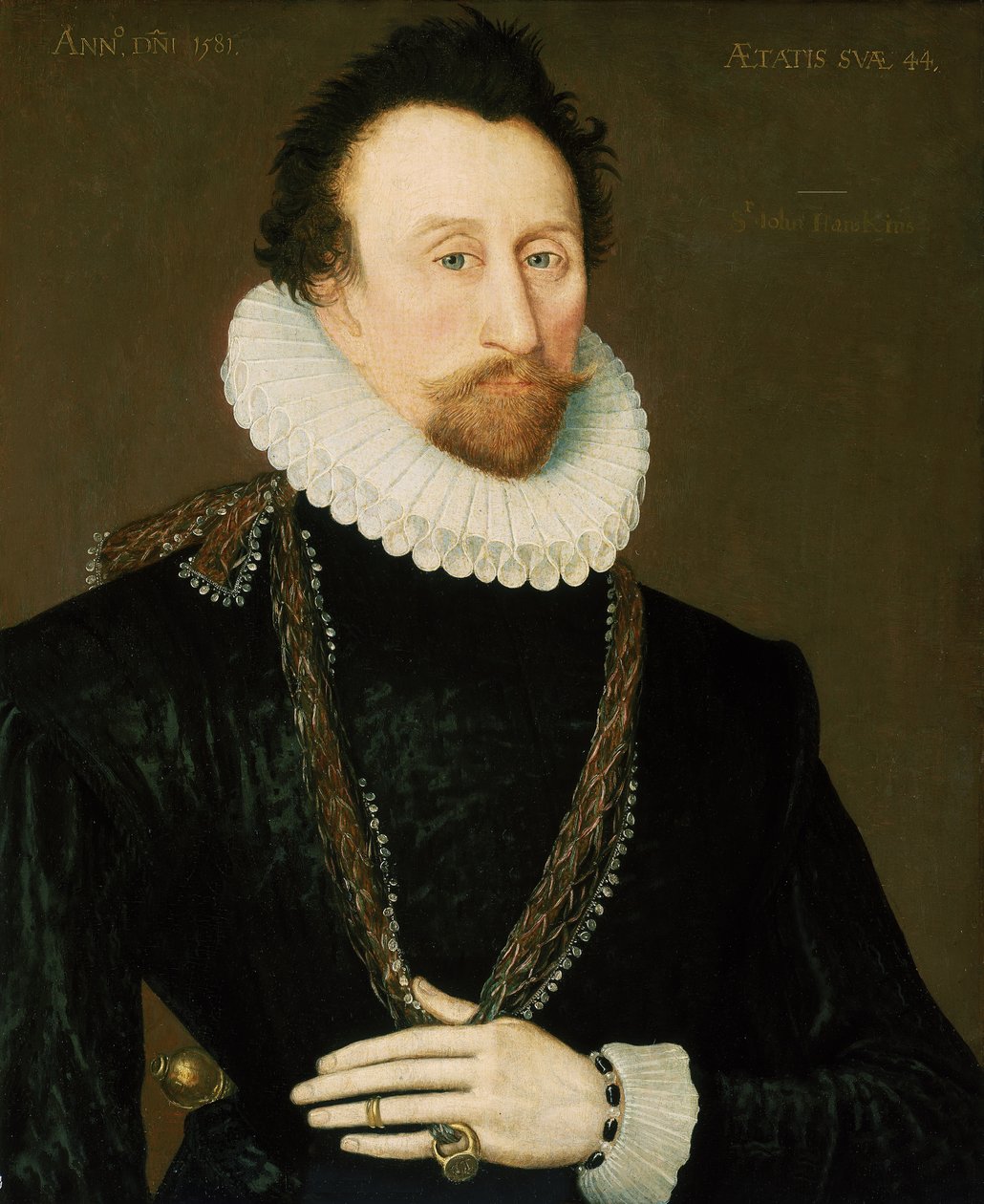 Sir John Hawkins (1532-1595) af Unknown artist