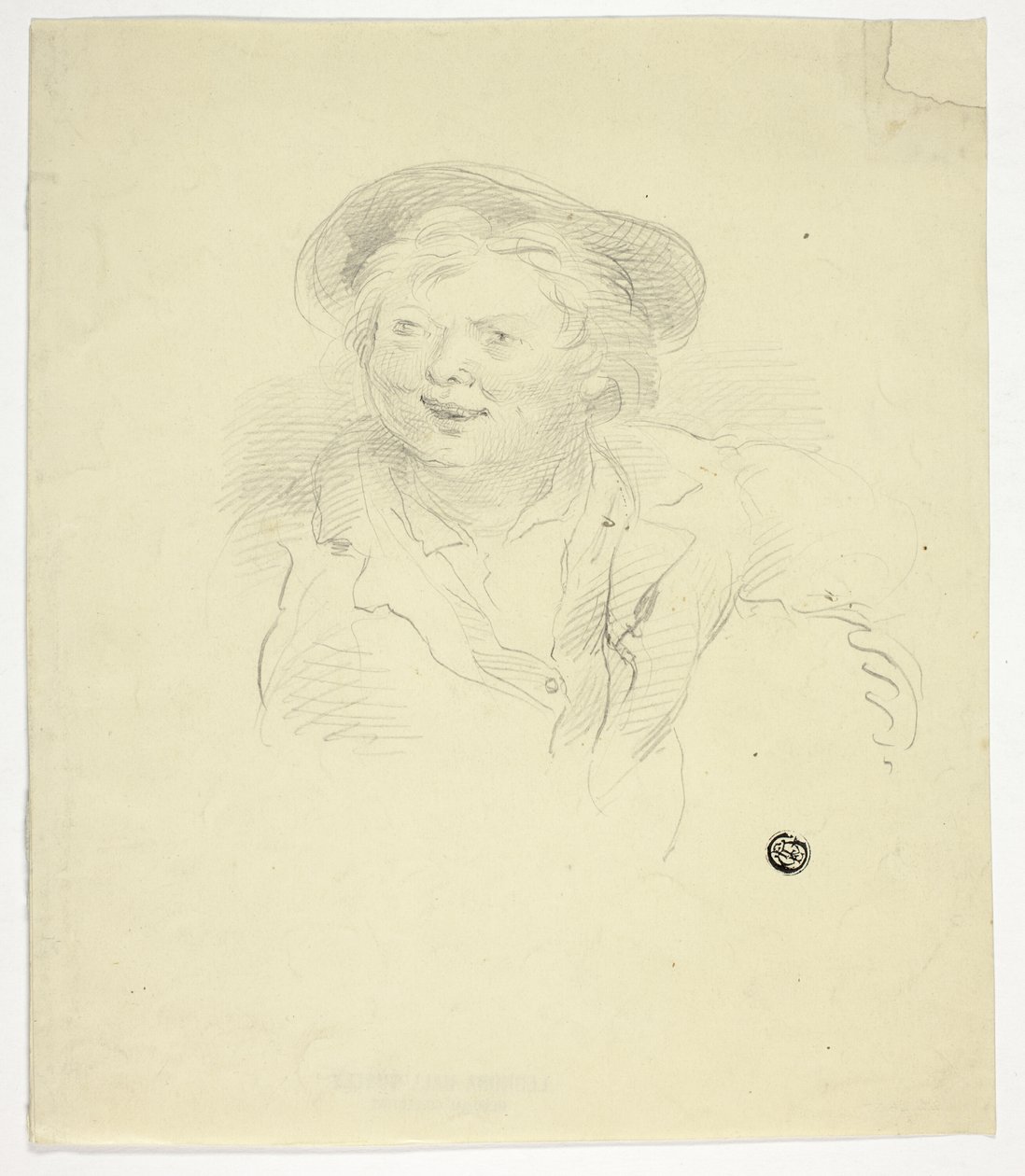 Smilende mand af Unknown artist