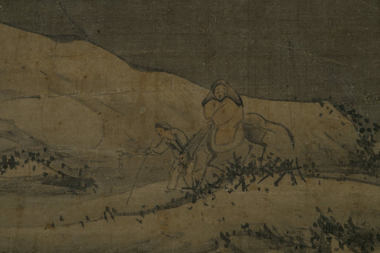 Snelandskab, mellem 1368 og 1644 (blæk, silke) af Unknown artist