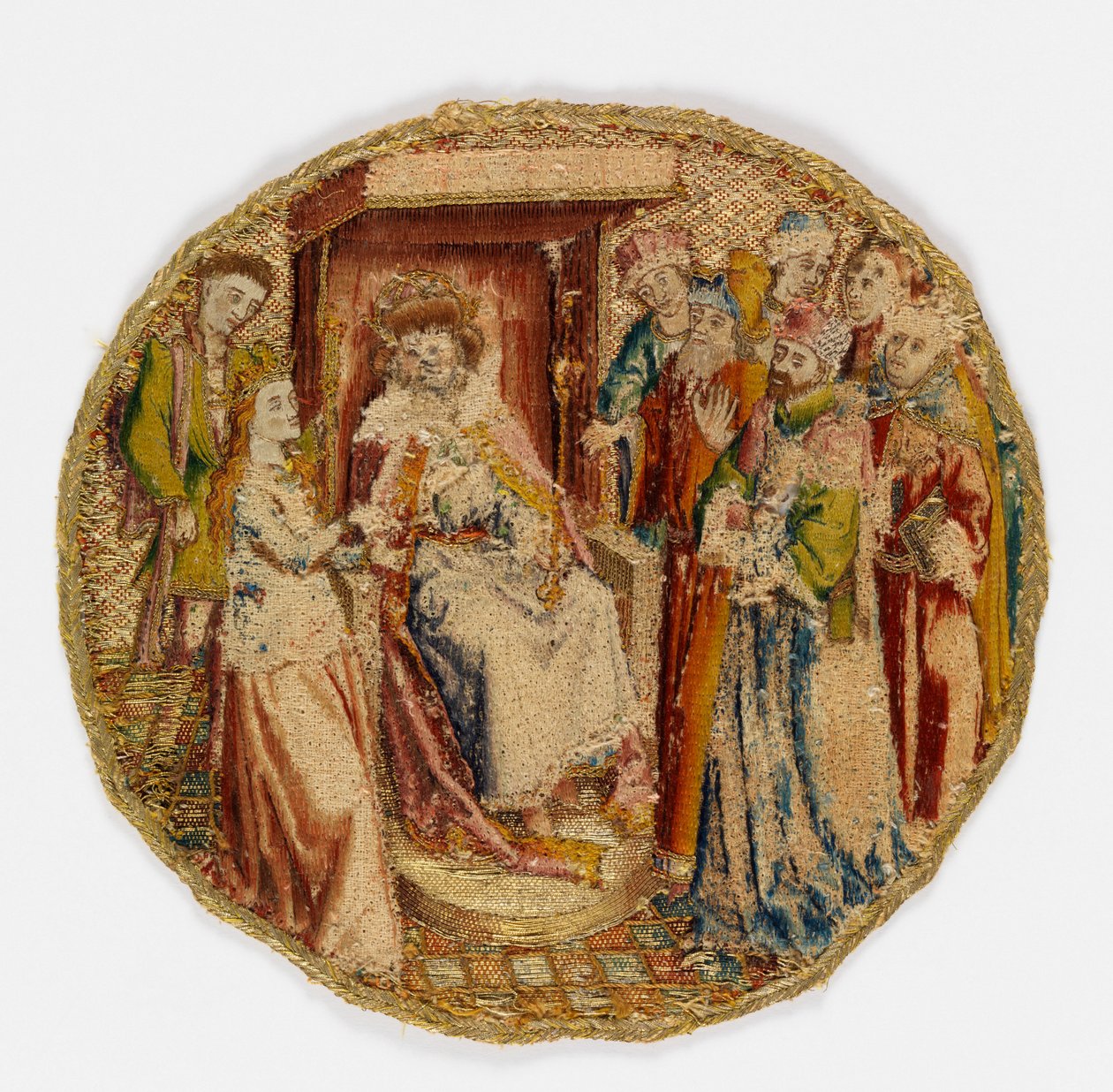 St. Catherine forvirrede lærde før kejser Maxentius af Unknown artist