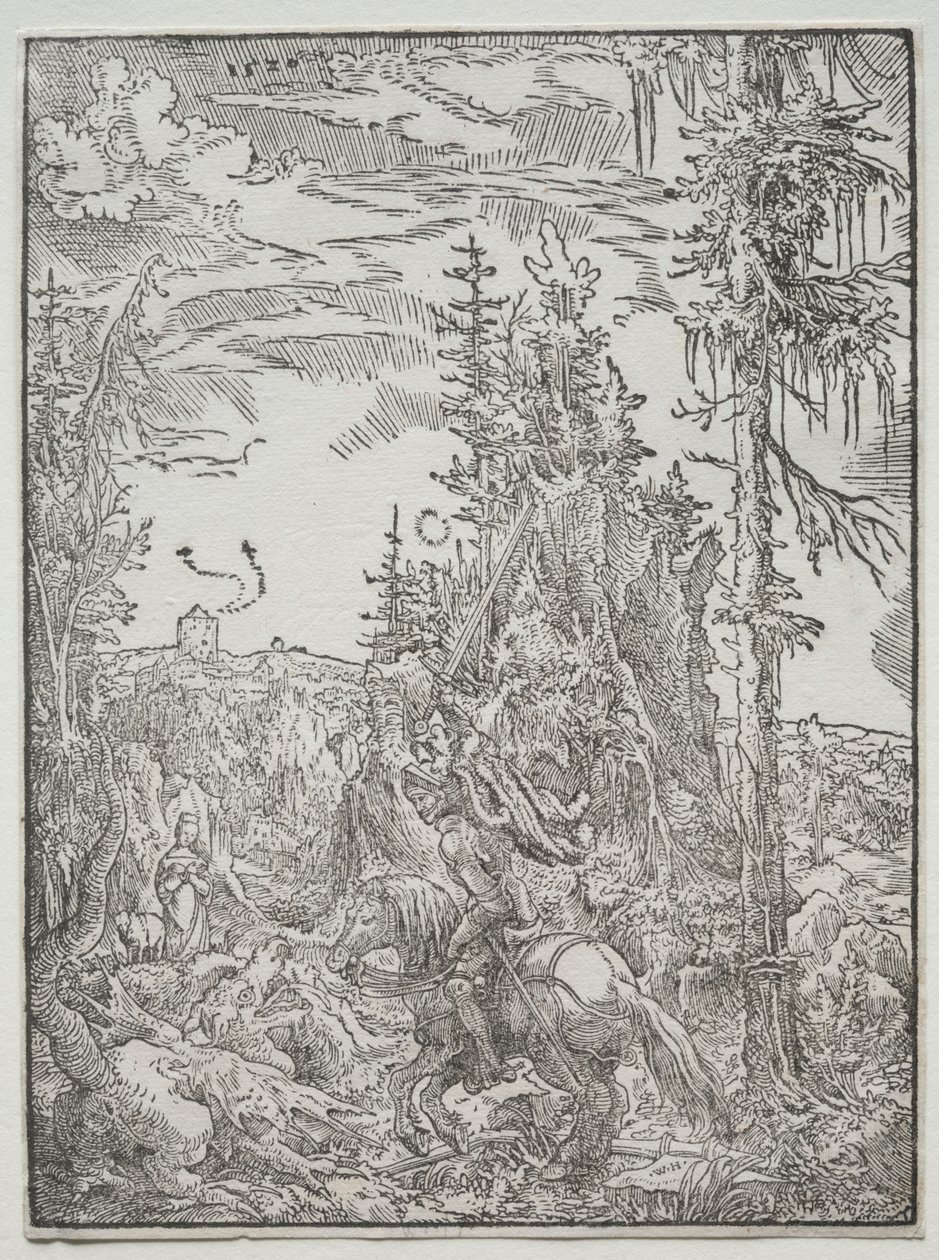St. George og dragen af Unknown artist