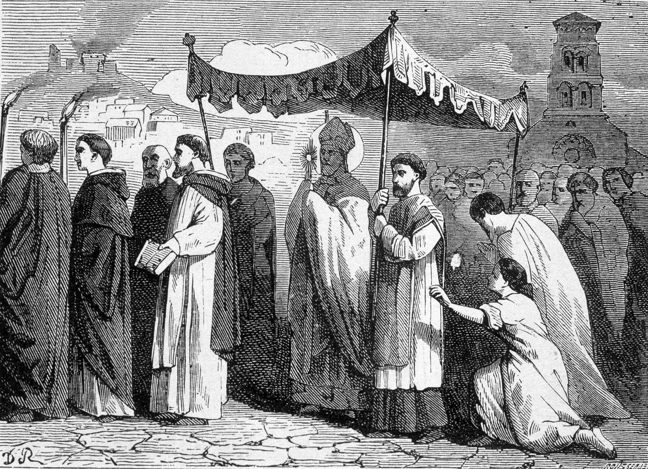 St. Mamert, biskop af Østrig. af Unknown artist