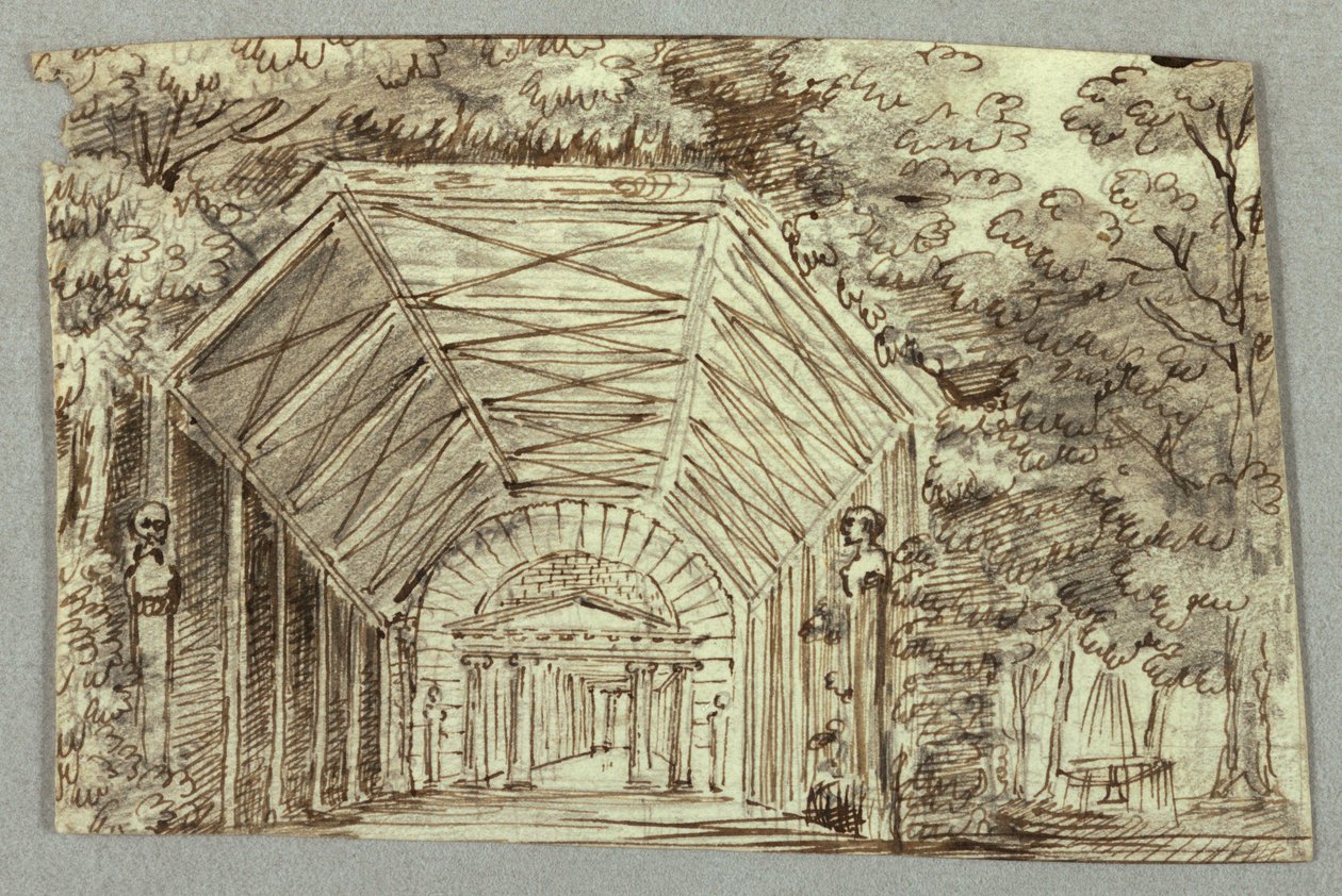 Scenedesign, Havepavillon af Unknown artist