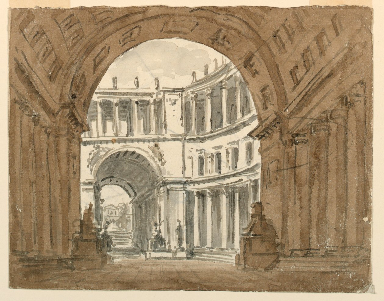 Scenedesign, Slotsretten af Unknown artist
