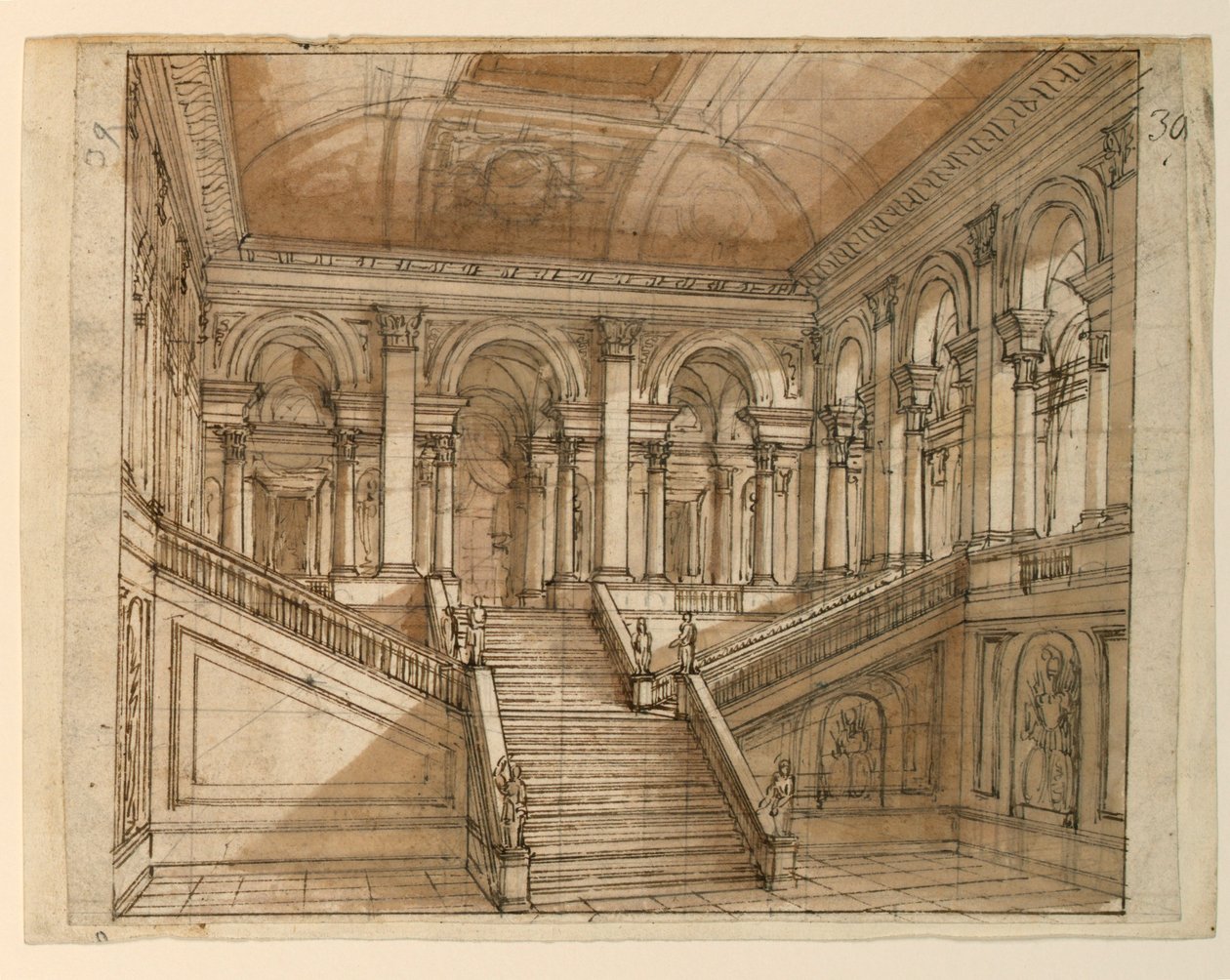 Scenedesign, Palace Interiør af Unknown artist